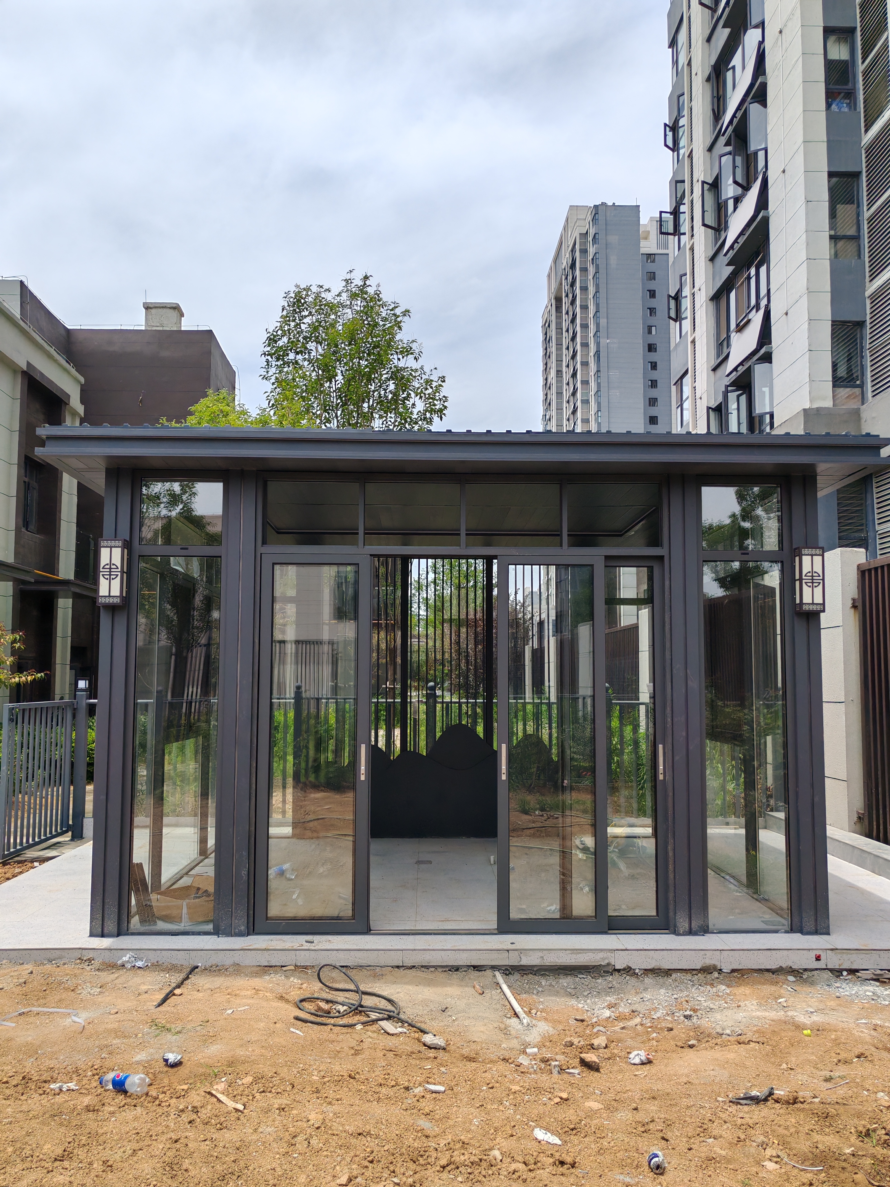 新中式阳光房茶室客厅案例分享