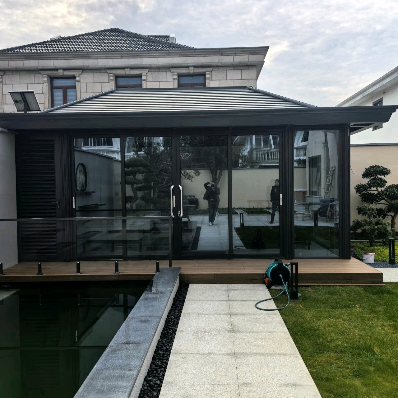 海南新中式庭院茶室阳光房 海南新中式庭院茶室阳光房