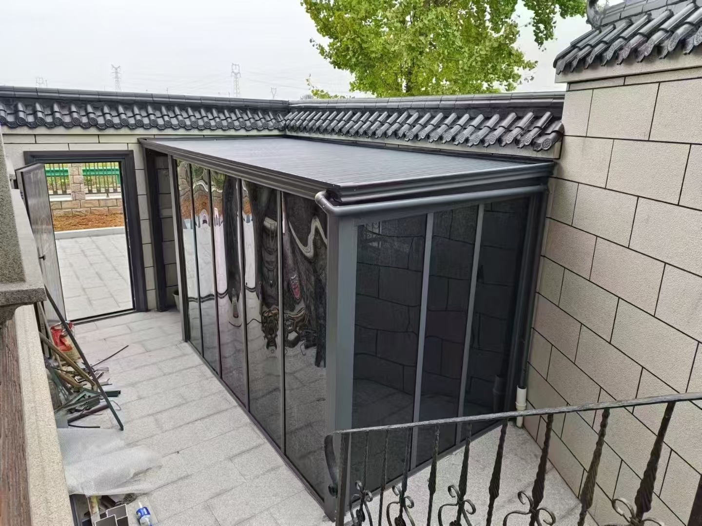  PC 耐力板阳光房