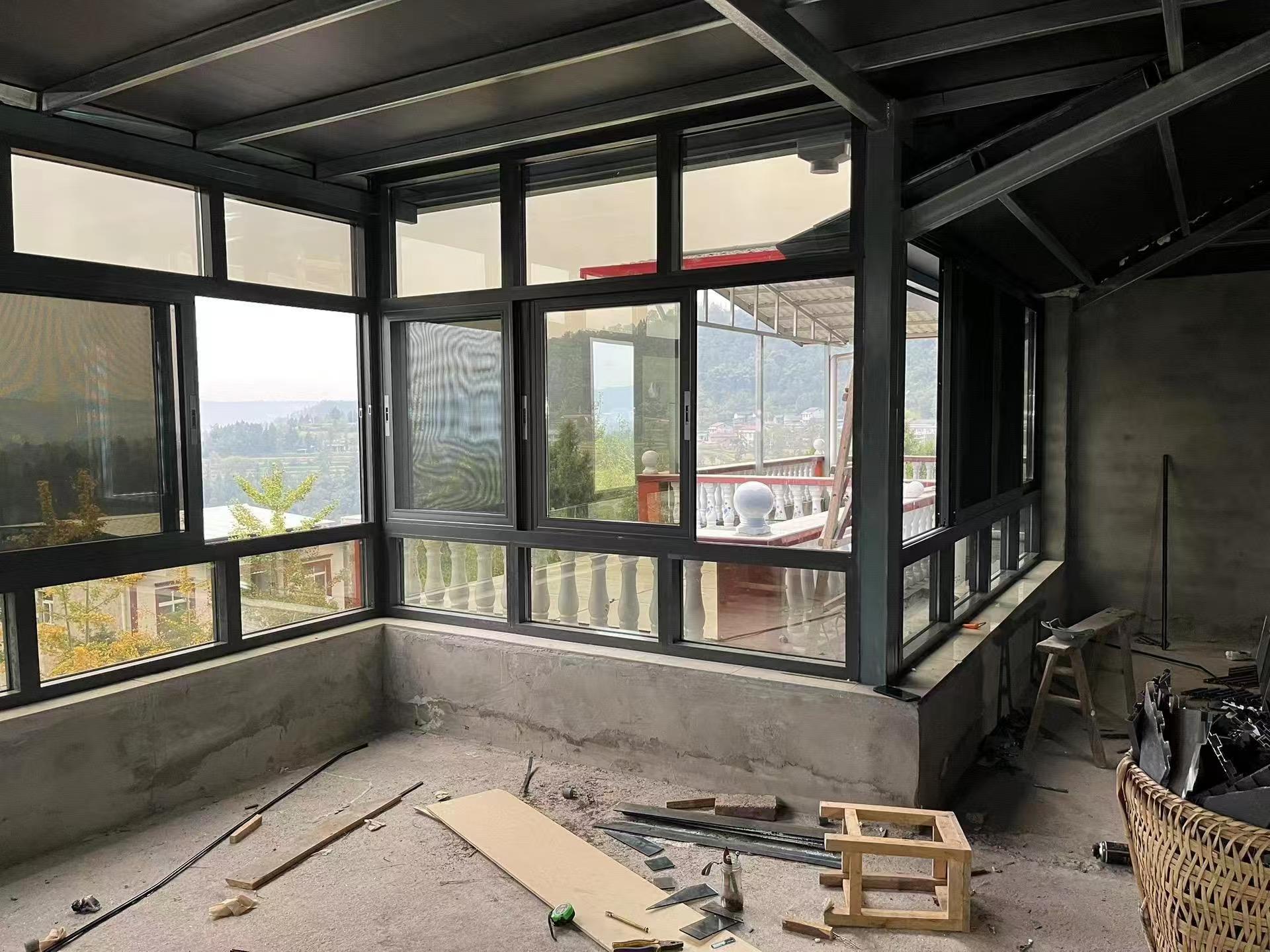 自建房改造铝合金长城隔热瓦屋顶 自建房改造铝合金长城隔热瓦屋顶