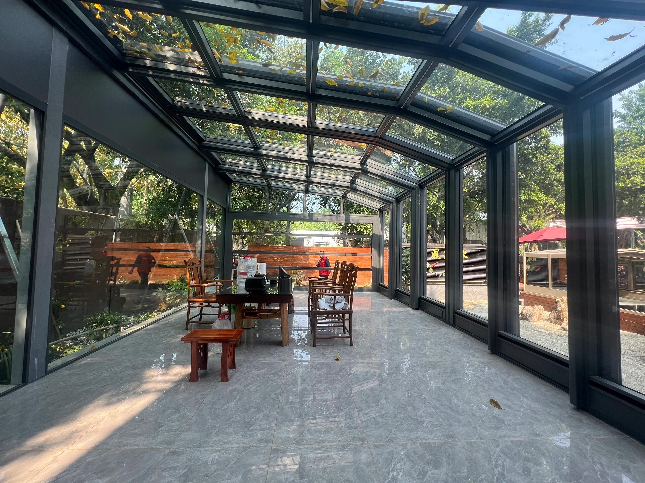 可移动铝合金阳光房 可移动铝合金阳光房