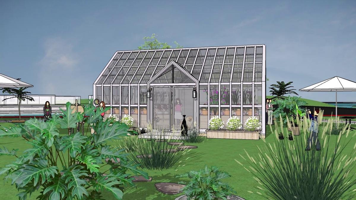 景区、公园玻璃花房阳光房设计SU效果动画_1.jpg